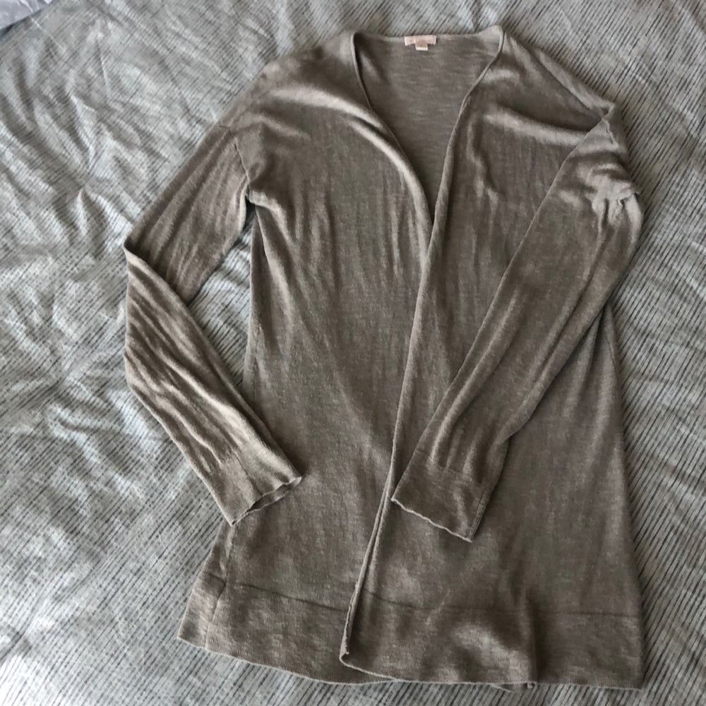 ⭐️🌟GAP💫⭐️ Grey Open Front Cardigan Medium